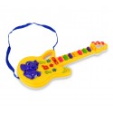 103855 Guitarra de juguete con luces predefinidas melodías y correa para hombro