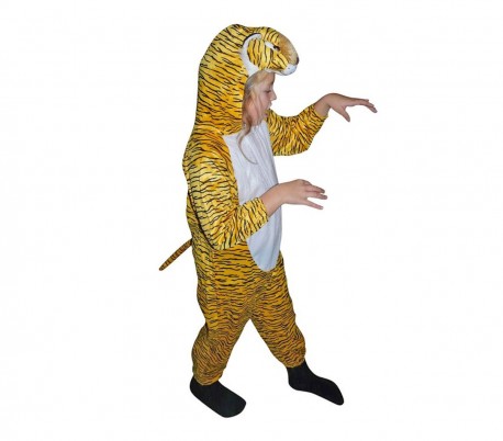 227646 Disfraz carnaval motivo Tigre para niño y niña con cremallera -1 a 4 años