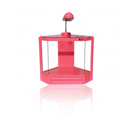 Acuario de plástico duro de 4,5 litros 6 2W LED con filtro de ahorro de energía 