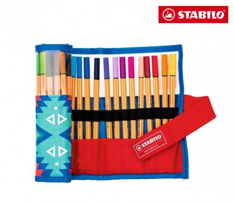 Set 25 rotuladores punta fina de  0,4 mm STABILO point88 8825-061