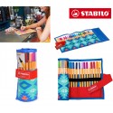 Set 25 rotuladores punta fina de  0,4 mm STABILO point88 8825-061