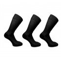 Pack de 6 o 12 pares de calcetines negros para hombre talla unica