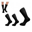 Pack de 6 o 12 pares de calcetines negros para hombre talla unica
