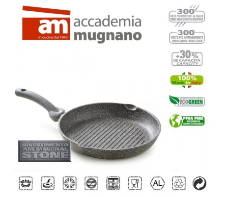 Plancha antiadherente Accademia Mugnano de piedra 28 cm CUORE DI PIETRA 