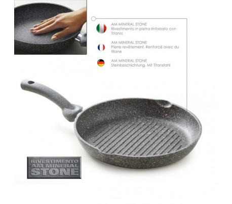 Plancha antiadherente Accademia Mugnano de piedra 28 cm CUORE DI PIETRA 