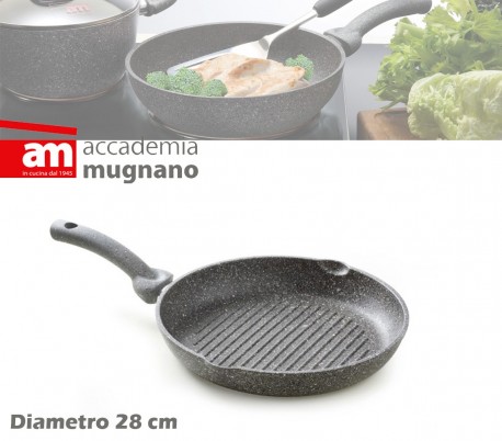 Plancha antiadherente Accademia Mugnano de piedra 28 cm CUORE DI PIETRA 