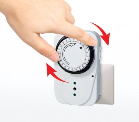 Base temporizador programable analógica 16 A 3500 Watt TP3001-1