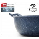 Cacerola antiadherente con dos asas 20 cm Accademia Mugnano GRANITO BLU Cacerola antiadherente con dos asas 20 cm Accademia Mugnano GRANITO BLU