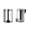 Set de 3 cubos de basura aluminio 3 - 5 - 12 LT 