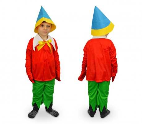 619564 Disfraz de carnaval motivo PINOCHO (3 a 12 años)