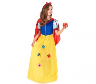 537585 Disfraz de carnaval motivo BLANCANIEVES Reina del bosque (3 a 12 años)