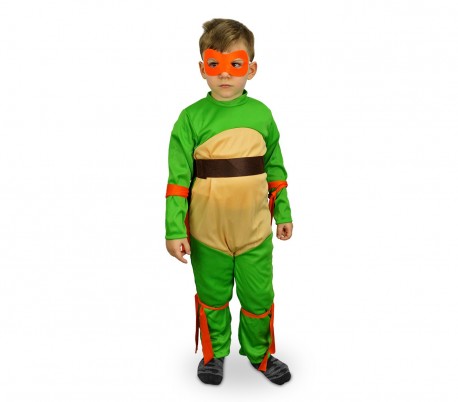 538124 Disfraz de carnaval motivo TORTUGA GUERRERA (3 a 12 años)