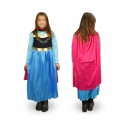 537745 Disfraz de carnaval motivo PRINCESA DEL REINO FRIO( 3 a 12 años )
