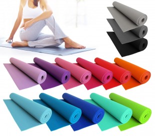 Colchoneta para yoga - pilates - fitness - deportes (173 x 61 x 0,03 cm)