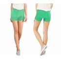 F9330 Pantalones cortos mujer mod. Denise bordados en tejido elástico suave F9330 Pantalones cortos mujer mod. Denise bordados en tejido elástico suave