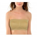 Set 4  sujetadores brillantes push-up de microfibra modelo ISABEL palabra de hon