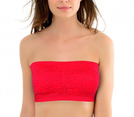 Set 4  sujetadores brillantes push-up de microfibra modelo ISABEL palabra de hon