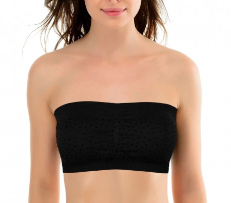 Set 4  sujetadores brillantes push-up de microfibra modelo ISABEL palabra de hon