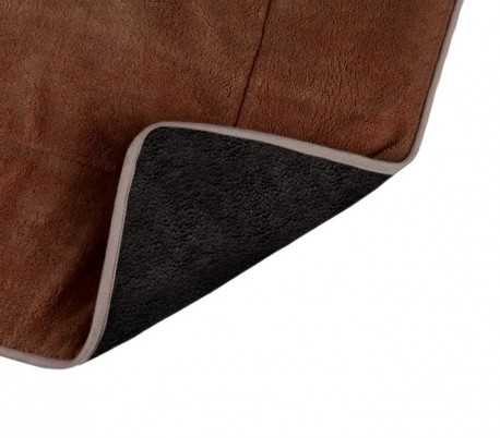 3002 Cama de terciopelo suave para perros tamaño S marrón 42 x 30 cm3002 Cama de