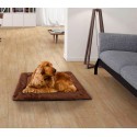 3002 Cama de terciopelo suave para perros tamaño S marrón 42 x 30 cm3002 Cama de