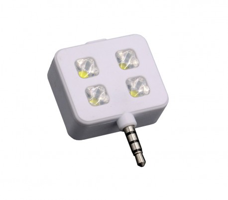 221791 Mini flash 4 LED para selfies compatible con Samsung y Apple