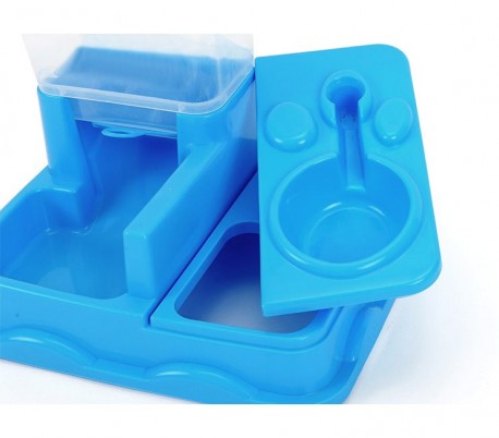 3028 Dispensador automático de alimentos y agua para perros y gatos 