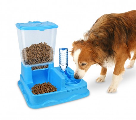 3028 Dispensador automático de alimentos y agua para perros y gatos 