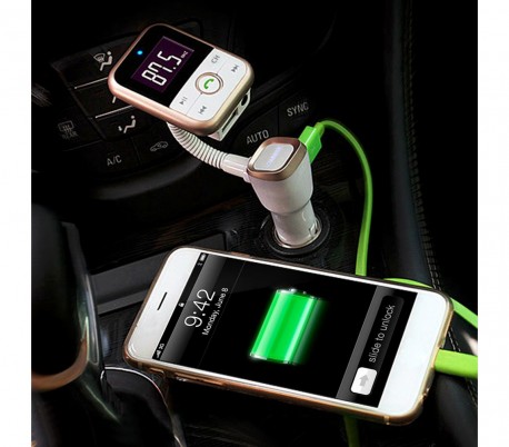 Kit bluetooth HAND FREE para manos libres reproductor mp3 y tarjeta SD