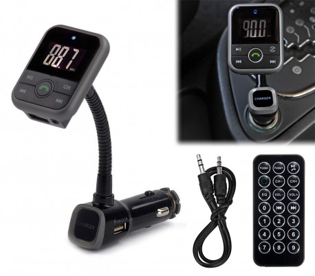 Kit bluetooth HAND FREE para manos libres reproductor mp3 y tarjeta SD