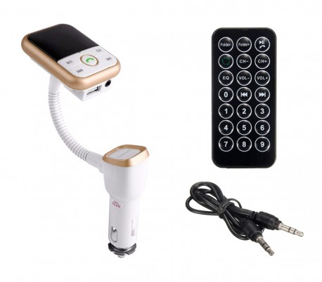 Kit bluetooth HAND FREE para manos libres reproductor mp3 y tarjeta SD