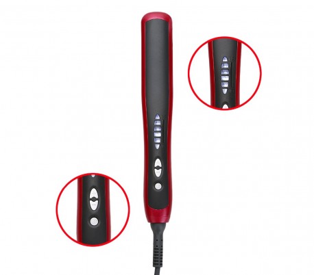 Cepillo ionizante HQT906B de cerámica y turmalina temperatura hasta 230 °