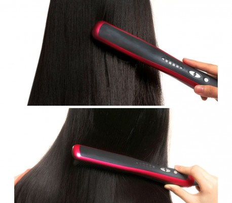 Cepillo ionizante HQT906B de cerámica y turmalina temperatura hasta 230 °