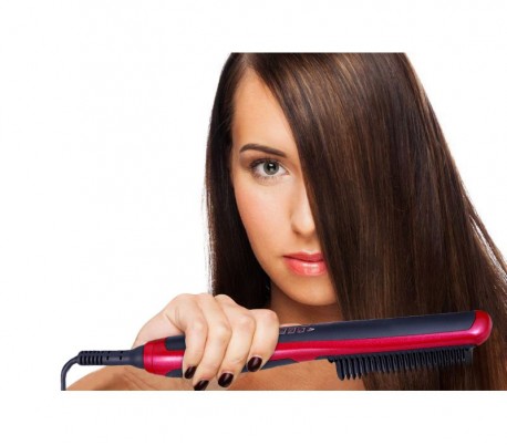 Cepillo ionizante HQT906B de cerámica y turmalina temperatura hasta 230 °