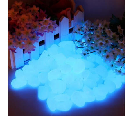 Pack de 200 piedras decorativas luminosas que brillan en la oscuridad 