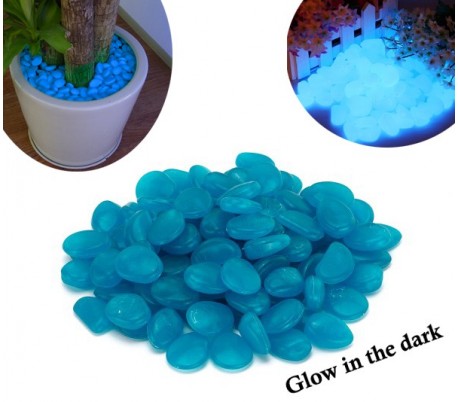 Pack de 200 piedras decorativas luminosas que brillan en la oscuridad 
