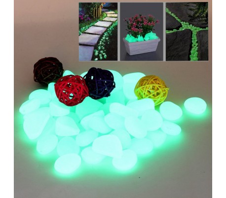 Pack de 300 piedras decorativas luminosas que brillan en la oscuridad 