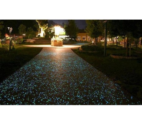 Pack de 300 piedras decorativas luminosas que brillan en la oscuridad 