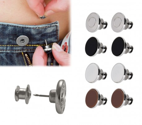 012969 Set 8 botones de clip kit de emergencia para arreglos de pantalones