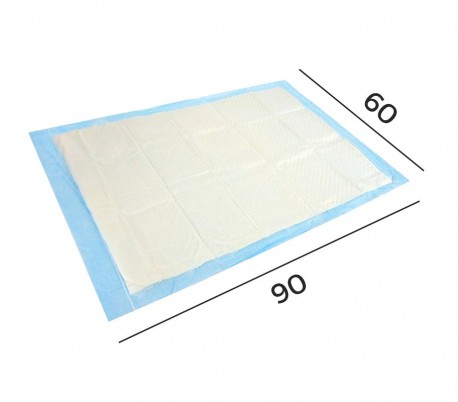 629313 Pack 12 empapadores absobentes para perros y gatos 60x60 cm absorbe olore