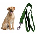 054253 Correa corta para perros ART 5425 nylon 120 cm verde militar mosquetón