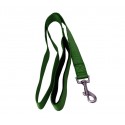 054253 Correa corta para perros ART 5425 nylon 120 cm verde militar mosquetón