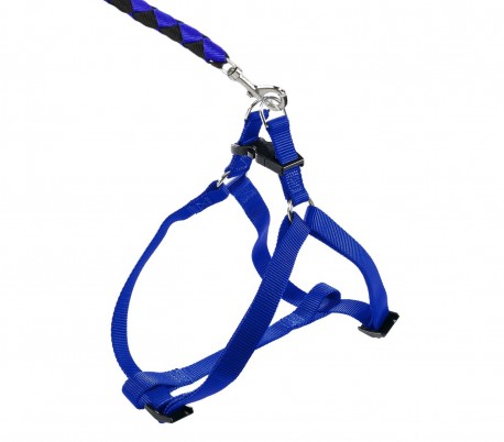 Correa corta en dos tonos  120 cm ART 5824 perros pequeños-medianos