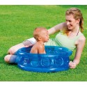 51112 Piscina inflable para niños en 3 colores fondo inflable 64x25 cm