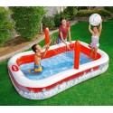 54125 Piscina inflable con red para voleibol niños Bestway 253x168x97 cm