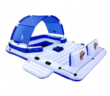 56432 Piscina inflable Play Splash-In-Shade Bestway con toldo y ducha 244x51 cm