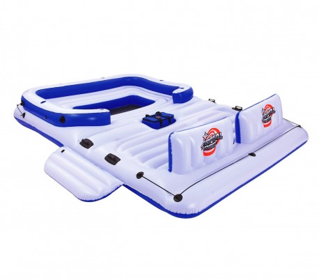 56432 Piscina inflable Play Splash-In-Shade Bestway con toldo y ducha 244x51 cm