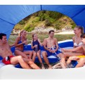 56432 Piscina inflable Play Splash-In-Shade Bestway con toldo y ducha 244x51 cm