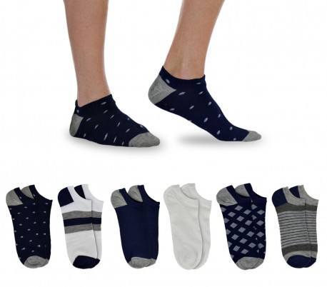 Pack da 12 calcetines picky para hombres algodón mod. BILIARDO talla única 40/46
