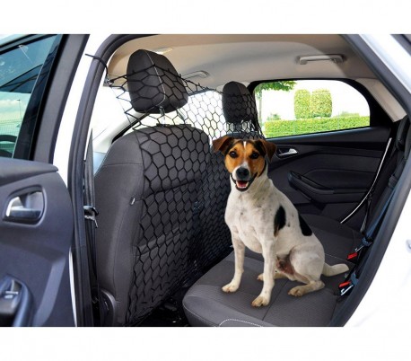 990013 Divisor malla de red elástica para perros y gatos para coche