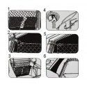 990013 Divisor malla de red elástica para perros y gatos para coche 990013 Divisor malla de red elástica para perros y gatos para coche